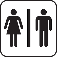 public toilet sign