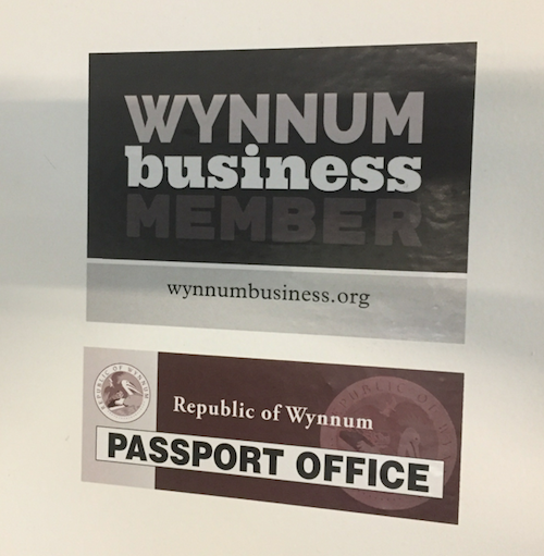 wynnum business sticker